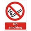 Prohibition Sign No Smoking Acrylic 20 x 15 cm