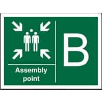 Mandatory Sign Eye Wash Adhesive Vinyl 15 x 15 cm