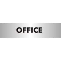 Sign Office Adhesive Acrylic 4.5 x 19 cm