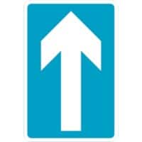 Road Sign One Way Wall Mounted ACM (Aluminium Composite Material) 45 x 45 cm
