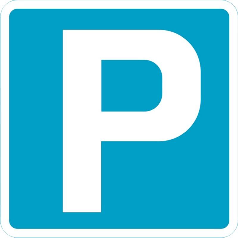 Road Sign Parking Wall Mounted ACM (Aluminium Composite Material) 45 x 45 cm