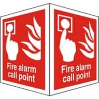Fire Sign Fire Alarm Call Point Plastic 20 x 30 cm