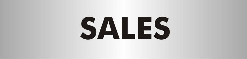 Sign Sales Adhesive Acrylic 4.5 x 19 cm