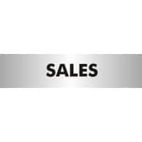 Sign Sales Adhesive Acrylic 4.5 x 19 cm