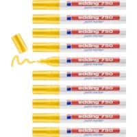 edding 750 Paint Marker Medium Bullet Yellow Pack of 10