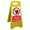 Floor Sign Closed Cleaning Polypropylene 60 x 30 cm
