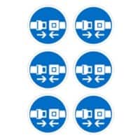 Mandatory Sign Seat Belts Adhesive Plastic