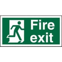 Fire Exit Sign Right Arrow Acrylic 15 x 30 cm