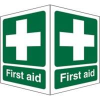 First Aid Sign First Aid Acrylic 20 x 12 cm