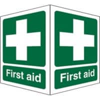 First Aid Sign First Aid Acrylic 20 x 12 cm