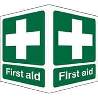 First Aid Sign Acrylic 20 x 15 cm