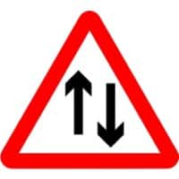 Road Sign 2 Way Wall Mounted ACM (Aluminium Composite Material) 45 x 45 cm