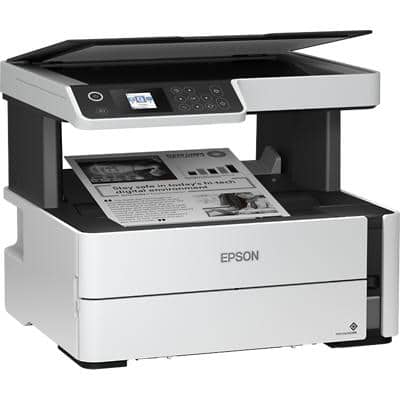 Epson EcoTank ET-M2170 A4 Mono Inkjet 3-in-1 Printer with Wireless Printing