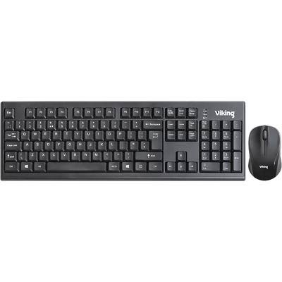 Viking Wireless Keyboard and Mouse QWERTY Black