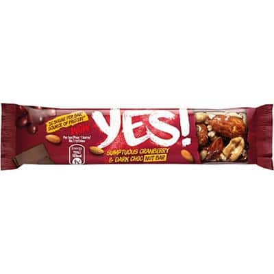 YES Breakfast Bar Cranberry and Dark Chocolate 35g