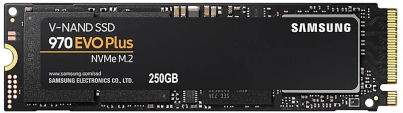 Samsung 250 GB Internal SSD 970 Evo Plus Black