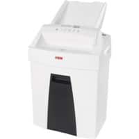 HSM SECURIO Shredder 6 Sheets Cross Cut Security Level P-4 25 L AF100