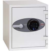 Phoenix Fire & Security Safe with Fingerprint Lock 25L FS1282F 410 x 350 x 430mm White