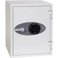 Phoenix Fire & Security Safe with Fingerprint Lock 36L FS1283F 515 x 400 x 440mm White