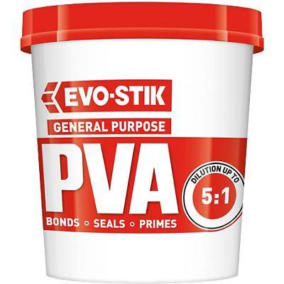 EVO-STIK PVA Glue Permanent EVO-STIK Gel White 1 L 30811828