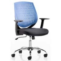 dynamic Operator Chair Basic Tilt Fabric Fixed Armrest Blue 110 kg Dura