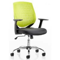 dynamic Basic Tilt Task Office Chair with Armrest and Adjustable Seat Dura Green