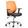 dynamic Basic Tilt Task Office Chair with Armrest and Adjustable Seat Dura Orange