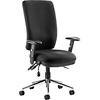 dynamic Triple Lever Task Office Chair with Adjustable Armrest and Seat Chiro High Back Black
