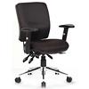 dynamic Triple Lever Task Office Chair with Adjustable Armrest and Seat Chiro Medium Back Black