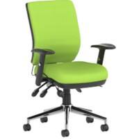 dynamic Operator Chair Synchro Tilt Fabric Height-Adjustable Armrest Green 110 kg Bespoke