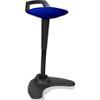 dynamic Sit-Stand Stool with Adjustable Seat Spry Stevia Blue