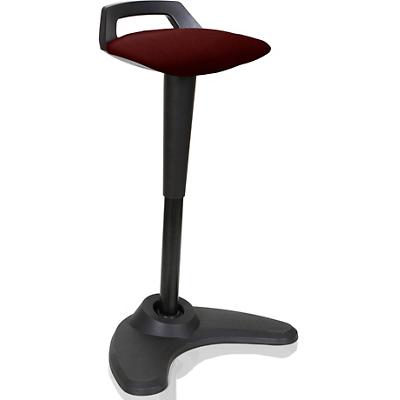 dynamic Sit-Stand Stool with Adjustable Seat Spry Ginseng Chilli, Black
