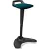dynamic Sit-Stand Stool with Adjustable Seat Spry Maringa Teal, Black