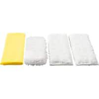 Kärcher Microfiber Towels White & Yellow 20.5 x 25 x 4.5cm