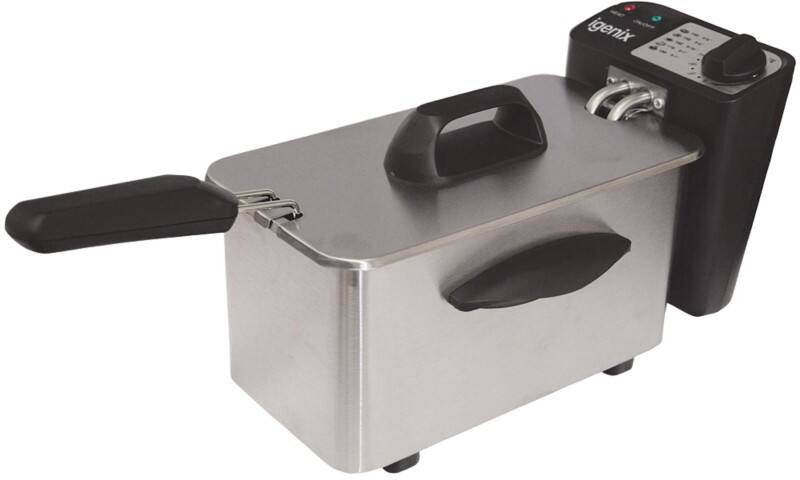 igenix Mini Fryer Stainless Steel IG8015 1500W 1.5L Silver