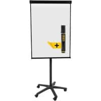 Bi-Office Classic Mobile Easel Freestanding Steel 70 (W) x 100 (H) cm Black