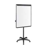 Bi-Office Classic Mobile Flipchart Height Adjustable with Arms EA4806186 Black 700 x 1000mm