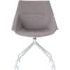 Paperflow Visitor Chair with Armrest LUGE Grey Pack of 2