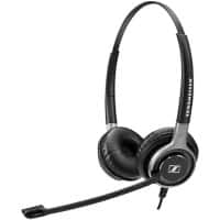 EPOS Sennheiser IMPACT SC 665 USB Wired Stereo Headset Over the Head With Noise Cancellation USB, 3.5 mm Jack With Microphone Black/Silver