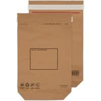 Purely Packaging Vita Kraft Paper Mailing Bag 280 (W) x 370 (H) x 80 (D) mm Peel and Seal 110gsm Natural Brown Pack of 100