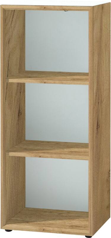 GERMANIA Chipboard Bookcase 2 Shelves 500 x 370 x 1,200 mm Oak
