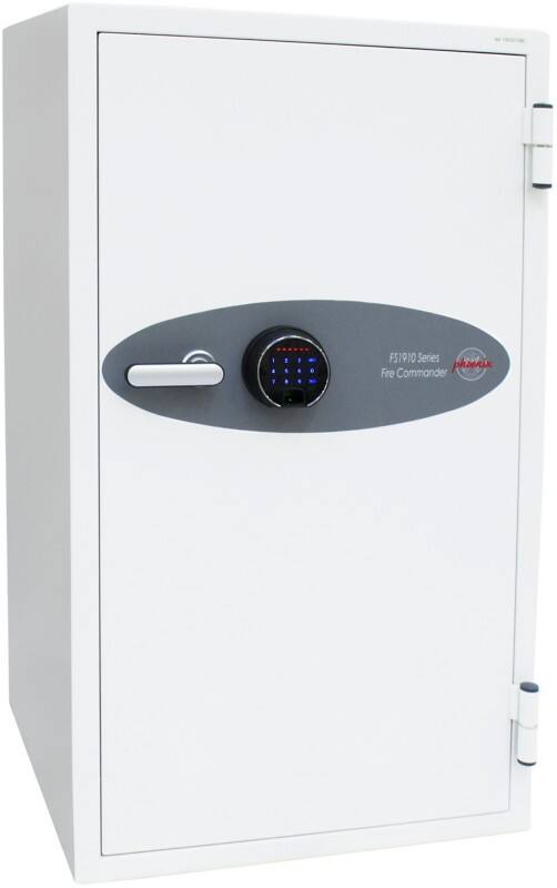 Phoenix Fire Commander Fireproof Safe with Fingerprint Lock 220L FS1911F 1160 x 690 x 650mm White