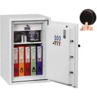 Phoenix Fireproof Safe with Fingerprint Lock 84L FS0442F Fire Fighter 820 x 520 x 520mm White