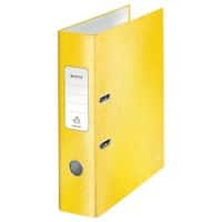 Leitz 180° WOW Lever Arch File 1005 80 mm Laminated Cardboard A4 Yellow