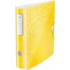 Leitz 180° Active WOW Lever Arch File 1106 82 mm Polyfoam A4 Yellow