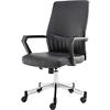 Alphason Basic Tilt Office Chair with Armrest and Adjustable Seat Brooklyn Black