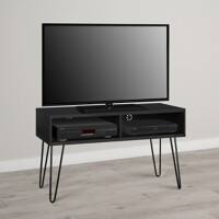 Alphason Rectangular TV Stand with Espresso MDF Top and Espresso Frame 1748196COM 1067 x 498 x 625mm