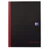 OXFORD Notebook Black n' Red B5 Ruled Casebound Cardboard Black, Red 192 Pages