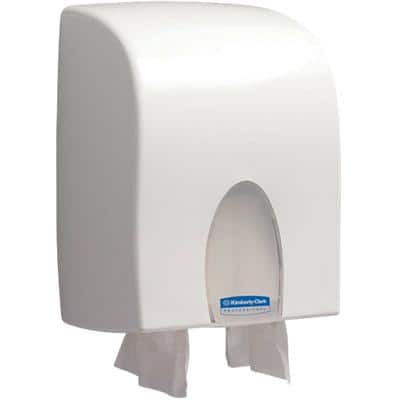 Kimberly-Clark Professional Dual Folded Hand Towel Dispenser 9962 Plastic White Wall Mountable 29.5 x 41.8 x 26.1 cm