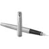 Parker Jotter Fountain Pen Stainless Steel Barrel Medium Blue